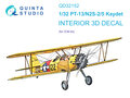 Quinta-Studio-QD32152-PT-13-N2S-2-5-Kaydet-3D-Printed-&amp;-coloured-Interior-on-decal-paper-(for-ICM-kit)-1:32