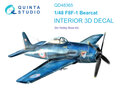 Quinta-Studio-QD48365-F8F-1-Bearcat-3D-Printed-&amp;-coloured-Interior-on-decal-paper-(for-Hobby-Boss-kit)-1:48