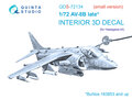 Quinta-Studio-QDS-72134-AV-8B-late-3D-Printed-&amp;-coloured-Interior-on-decal-paper-(for-Hasegawa-kit)-Small-Version-1:72