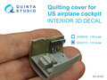 Quinta-Studio-QD32212-Quilting-cover-for-US-airplane-cockpit.-3D-Printed-&amp;-coloured-Interior-on-decal-paper-(All-kits)-1:32