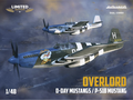 Eduard-11181-Overlord:-D-Day-Mustangs-P-51B-Mustang-Dual-Combo-(Limited-Edition)-1:48