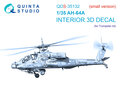 Quinta-Studio-QDS-35132--AH-64A-3D-Printed-&amp;-coloured-Interior-on-decal-paper-(Trumpeter)-Small-Version--1:35