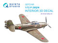 Quinta-Studio-QD72165---P-39Q-N-Airacobra-3D-Printed-&amp;-coloured-Interior-on-decal-paper-(Arma-Hobby)-1:72