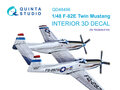 Quinta-Studio-QD48496--F-82E-Twin-Mustang-3D-Printed-&amp;-coloured-Interior-on-decal-paper-(Modelsvit)-1:48