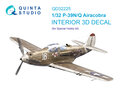 Quinta-Studio-QD32225--P-39Q-N-Airacobra-3D-Printed-&amp;-coloured-Interior-on-decal-paper-(Special-Hobby)-1:32