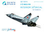 Quinta Studio QD72014 - MiG-31B  3D-Printed & coloured Interior on decal paper  (for Trumpeter kit) - 1:72_