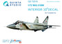 Quinta Studio QD72016 - MiG-31BM  3D-Printed & coloured Interior on decal paper  (for Trumpeter kit) - 1:72_