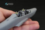 Quinta Studio QD48101 - EMB-314 Super Tucano  3D-Printed & coloured Interior on decal paper (for HobbyBoss kit) - 1:48_