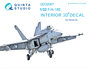 Quinta Studio QD32067 - F/A-18E 3D-Printed & coloured Interior on decal paper (for Revell  kit) - 1:32_