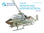 Quinta Studio QD32068 - AH-1G Cobra 3D-Printed & coloured Interior on decal paper (for ICM  kit) - 1:32_