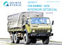 Quinta Studio QD35017 - KAMAZ 4310 3D-Printed & coloured Interior on decal paper (for ICM kit) - 1:35_