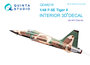 Quinta Studio QD48219 - F-5E 3D-Printed & coloured Interior on decal paper (fot AFV club kit) - 1:48_