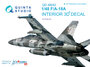 Quinta Studio QD48042 - F/A-18A 3D-Printed & coloured Interior on decal paper (for Kinetic kit) - 1:48_